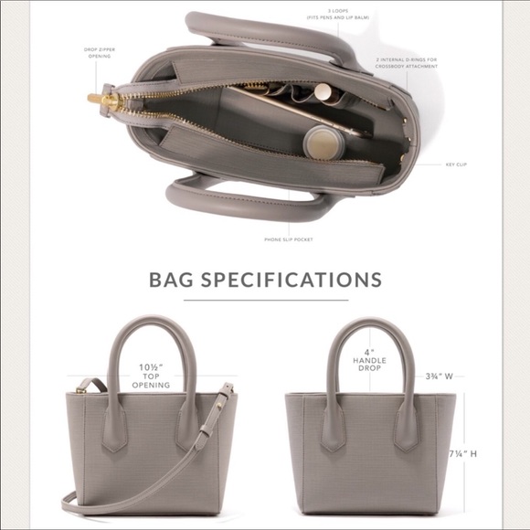 Dagne Dover Handbags - dagne dover mini legend coated canvas tote